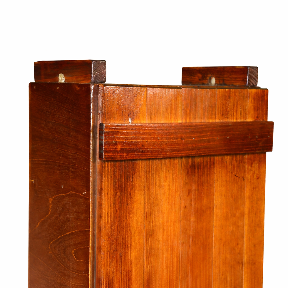 Miniatura: Mini bar de pared compacto con compartimiento para botella de 750 ml