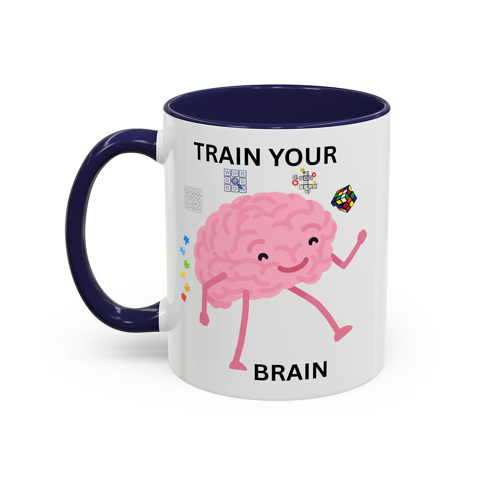 Thumbnail: Mug - Brain Power Coffee Mug, Funny Motivation, Unique Brain Learning Inspired
