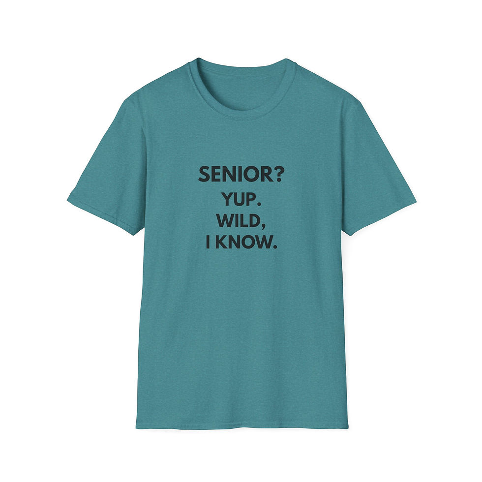 Thumbnail: Senior Yup Unisex Tee Back to school Funny Trendy Unique Fun Grad Gift Any year