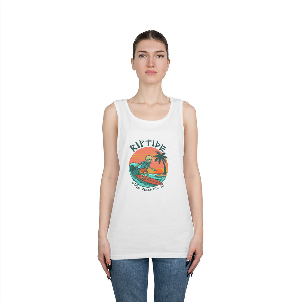 Thumbnail: Surf Vibes Tank Top - Unisex Riptide Graphic Summer Wear