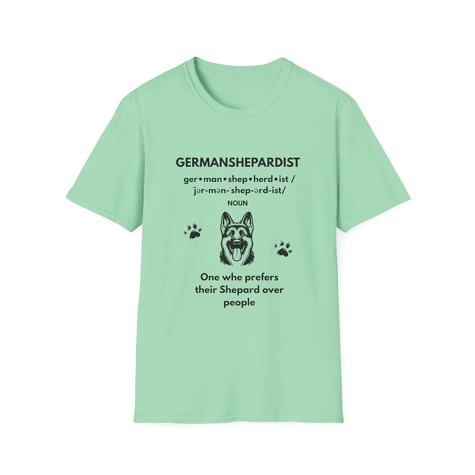 Thumbnail: German Shepherdist Over people Unisex T Fun Trendy Unique Pet Lover Gift apparel