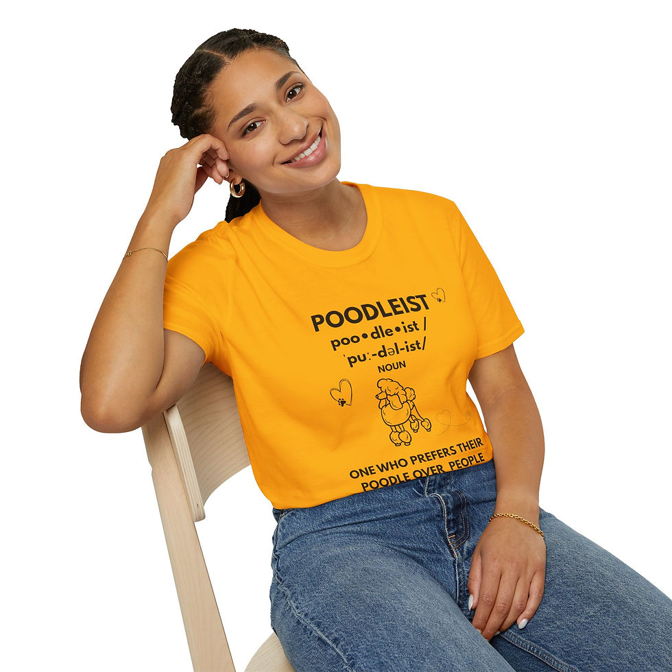 Thumbnail: Poodle Over People T-Shirt  Fun Unique Trendy Pet Lover Gift Casual Apparel