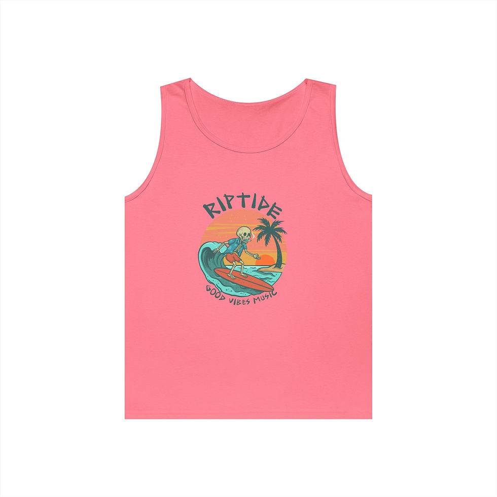 Thumbnail: Surf Vibes Tank Top - Unisex Riptide Graphic Summer Wear