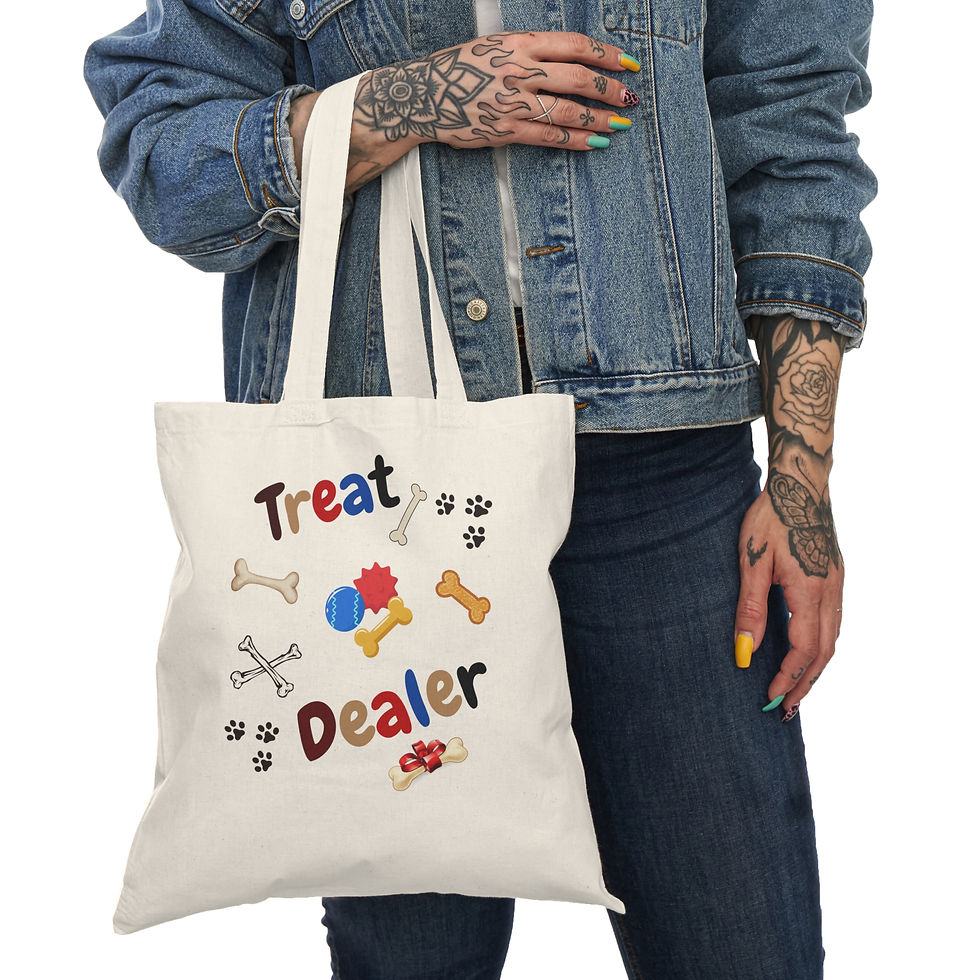 Thumbnail: Dog  treats Tote Bag