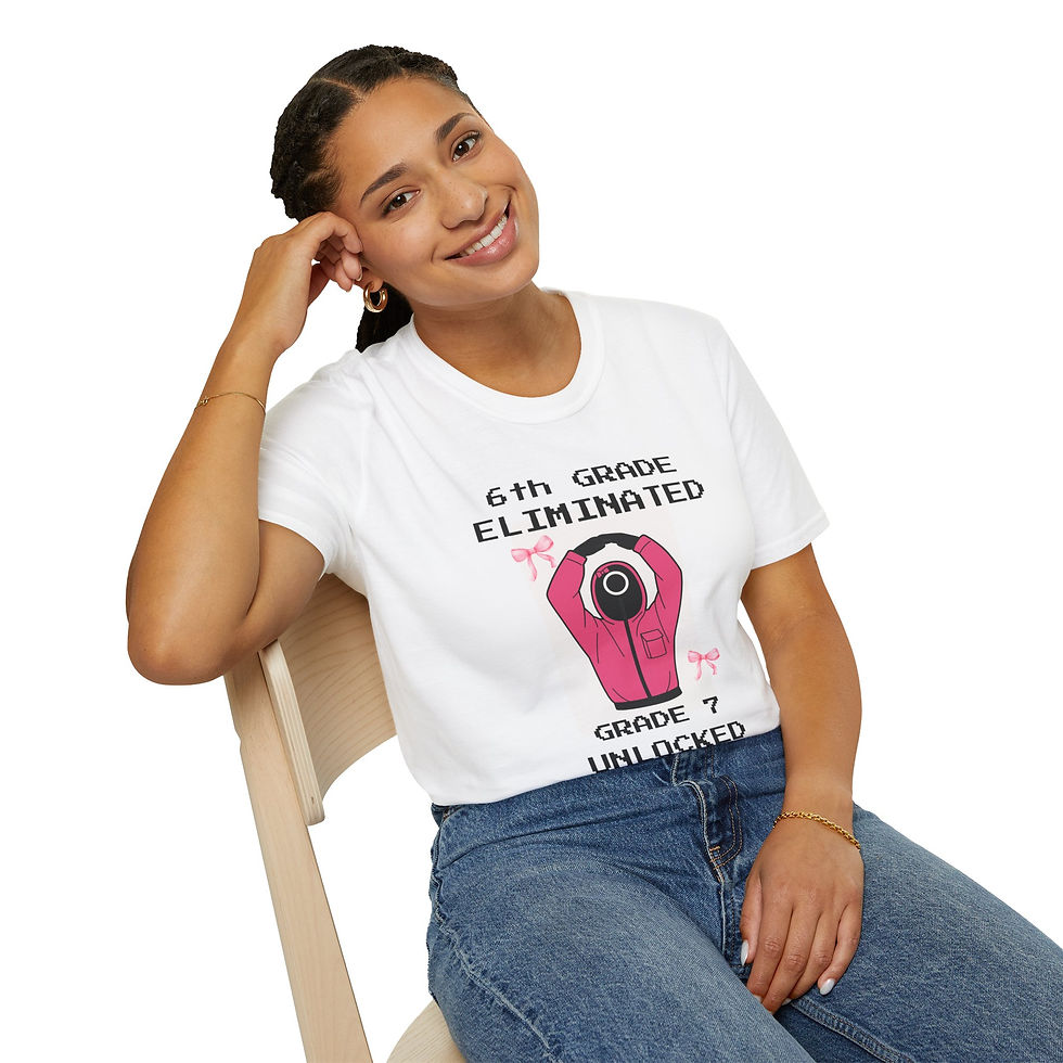 Thumbnail: Squid Game 6th Grade Eliminated T-Shirt | Unisex Trendy Back to School Fun