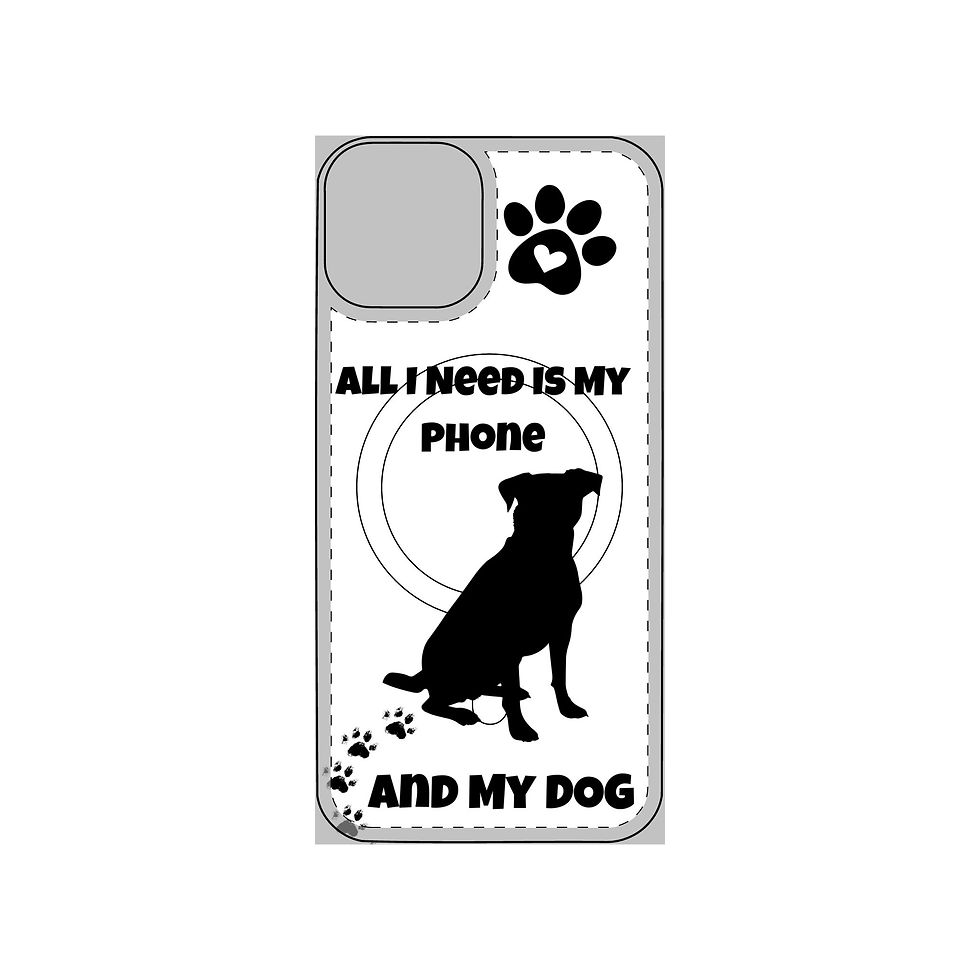 Thumbnail:  Magnetic dog Clear Impact Resistant Case Trendy Unique dog inspired many sizes