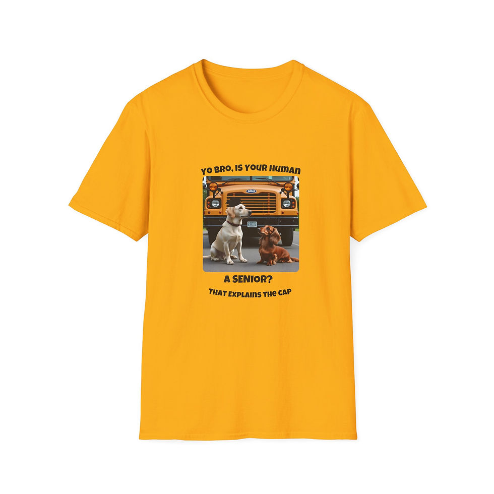 Thumbnail: Is Your Human a Senior  Unisex T Back to School Trendy HS Grad