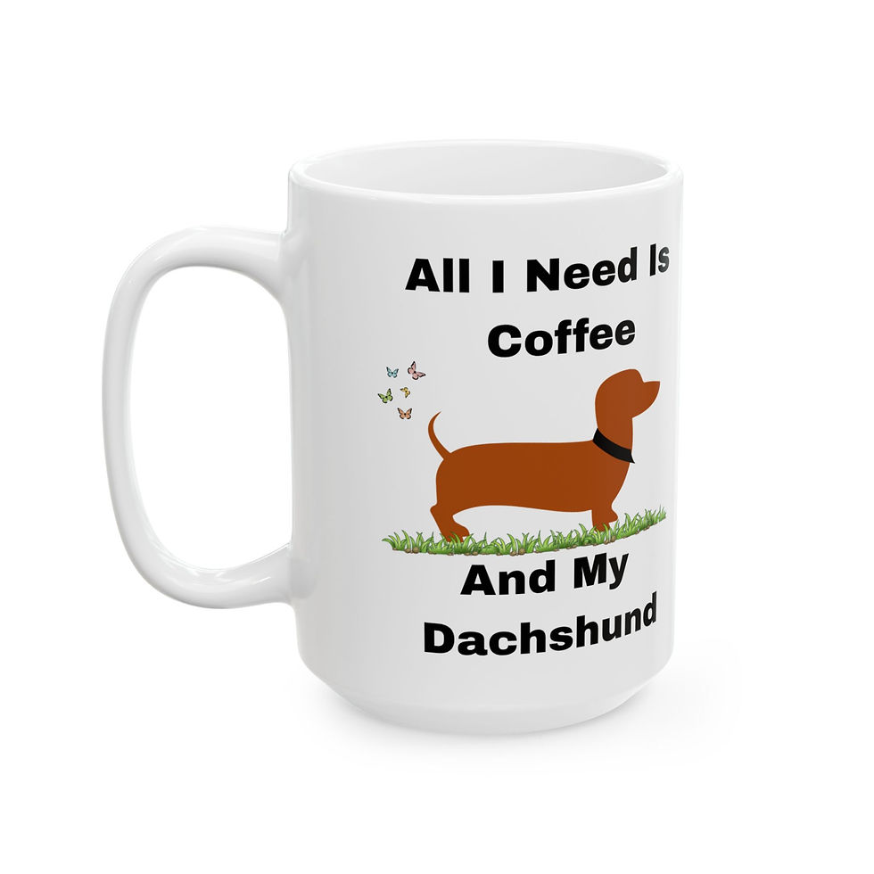 Thumbnail: Dachshund Lover Mug Fun Trendy Coffee and my Dachshund Doxie inspired cute gift