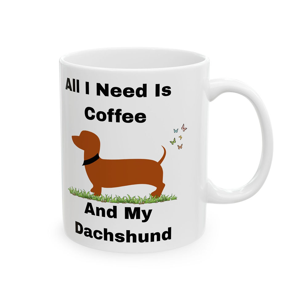 Thumbnail: Dachshund Lover Mug Fun Trendy Coffee and my Dachshund Doxie inspired cute gift