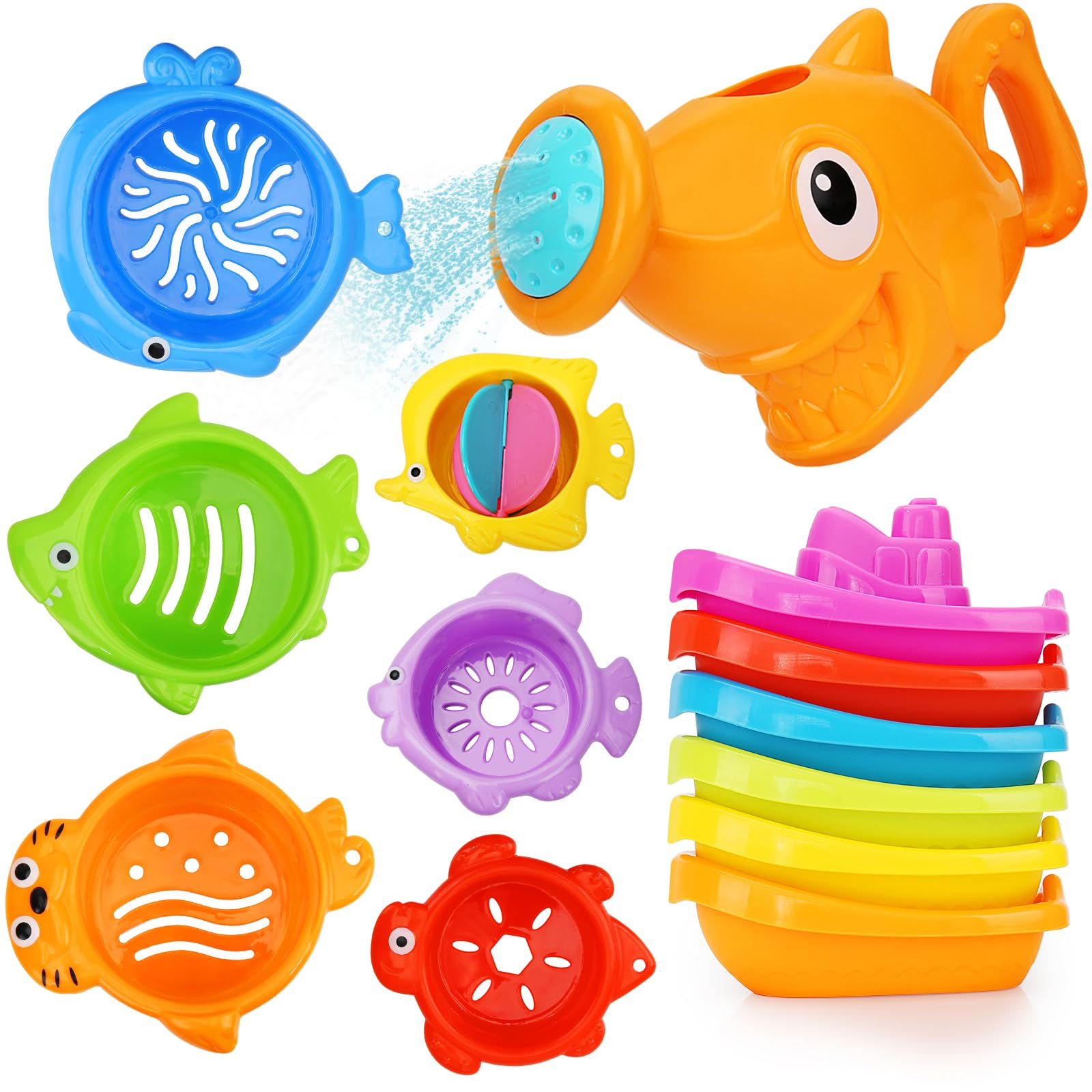 13 - Piece Baby & Toddler Bath Toy Set