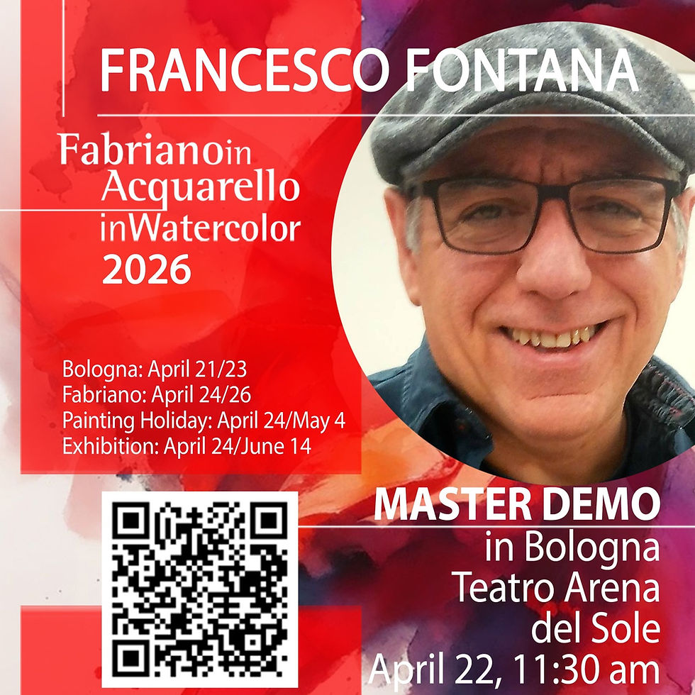 Bologna - Master Demo at Fabriano in Acquerello