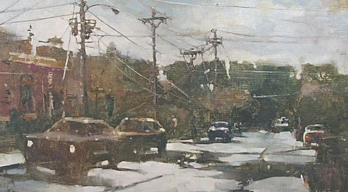 Painting sales, art purchase, original watercolor by Francesco Fontana