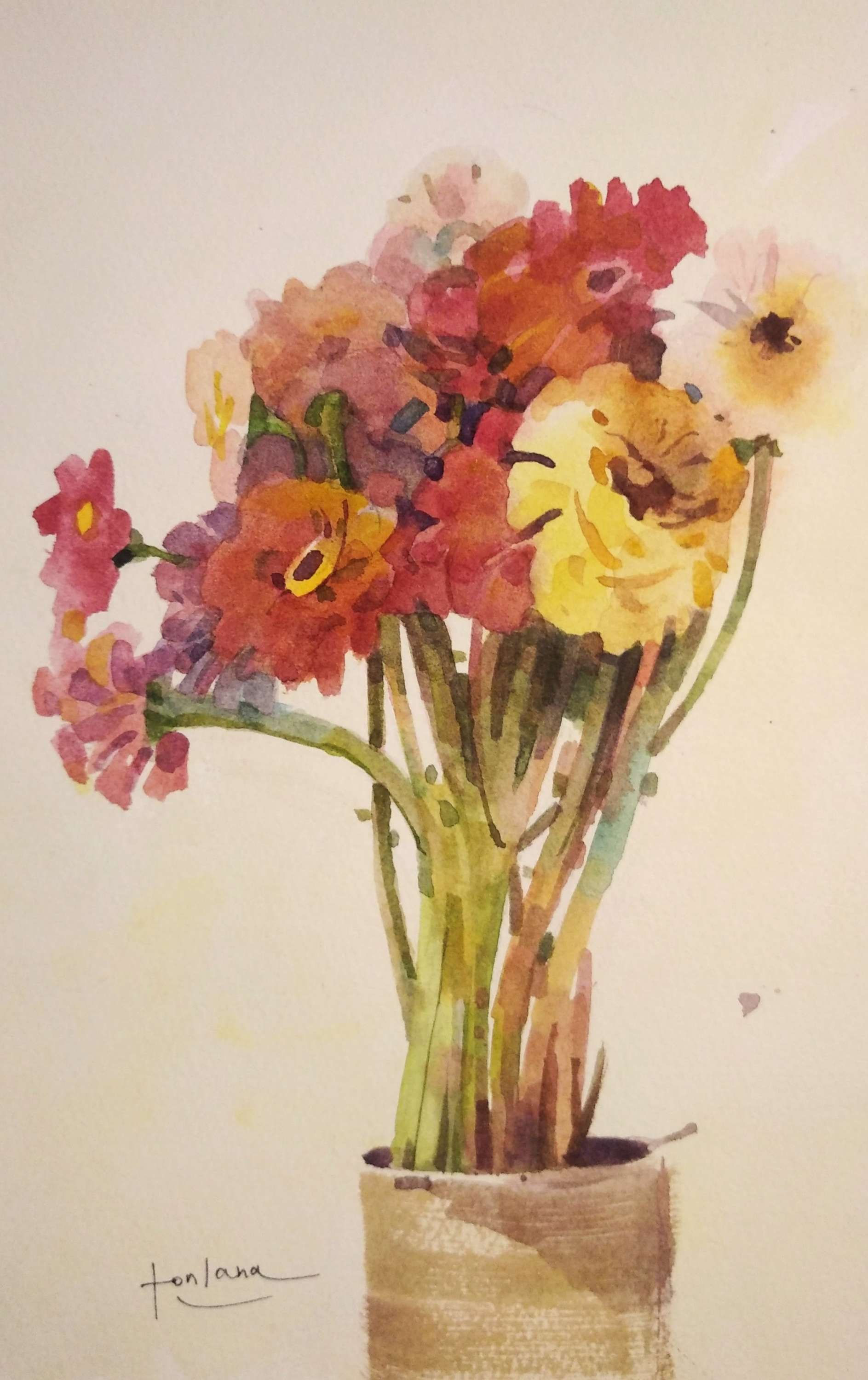 Red and Yellow Flowers