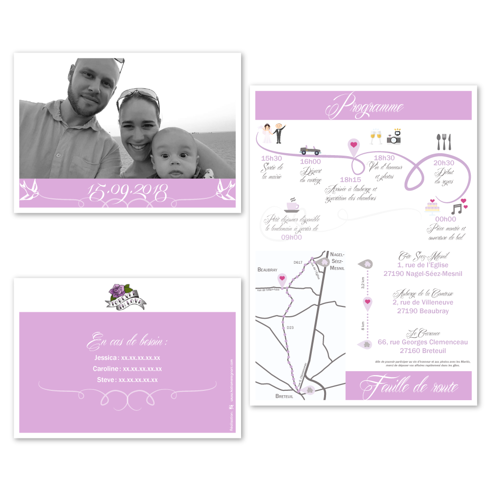 Programme de mariage
