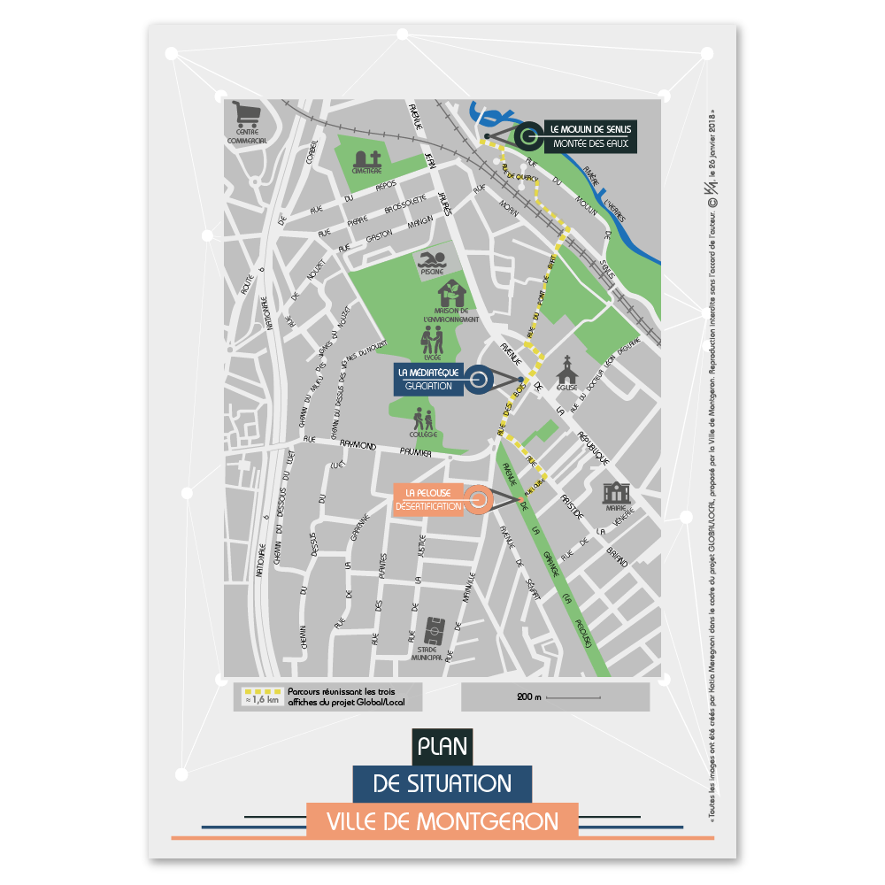Plan de situation catalogue d'expo