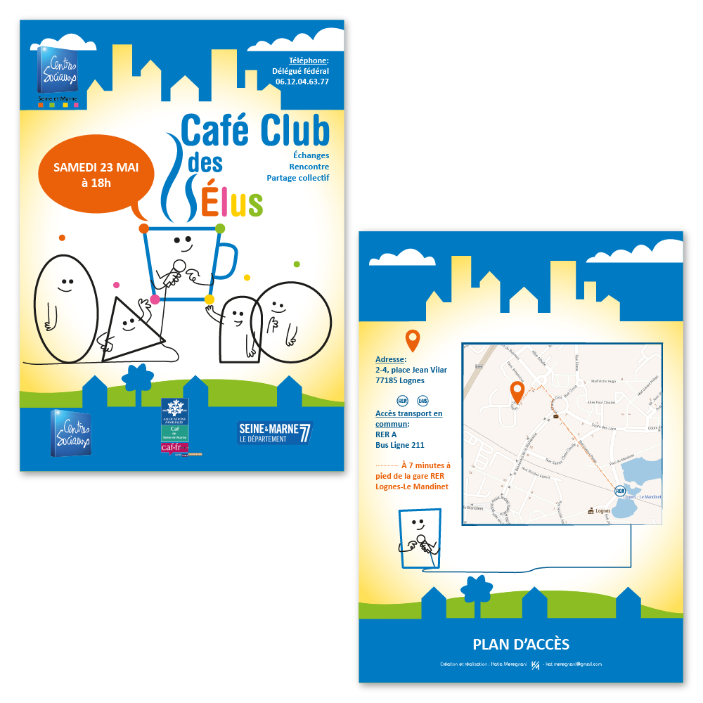 Flyer Café Club des Élus