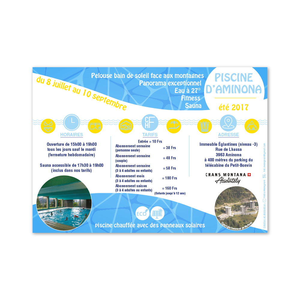 Flyer piscine