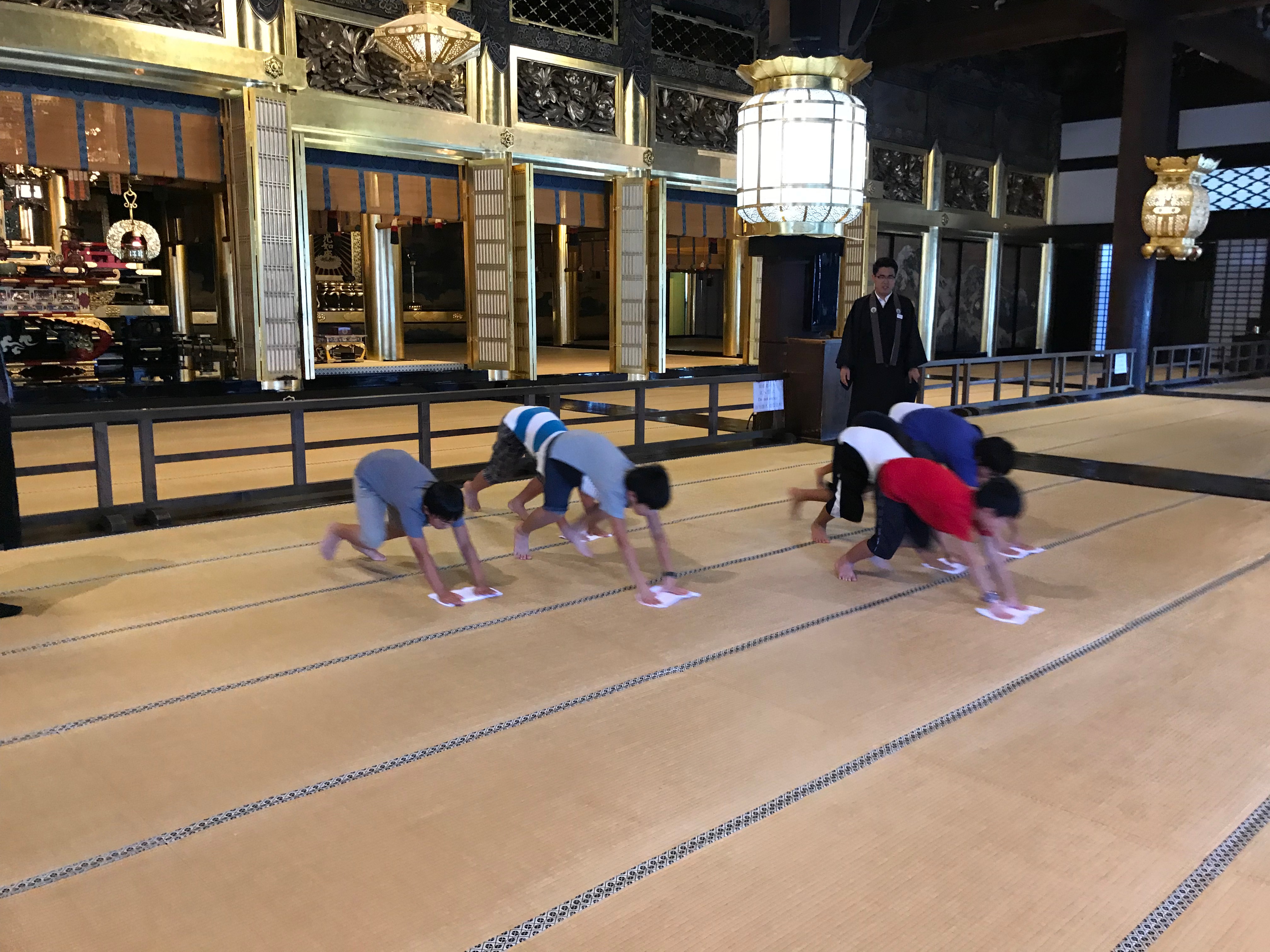 1日目西本願寺掃除②