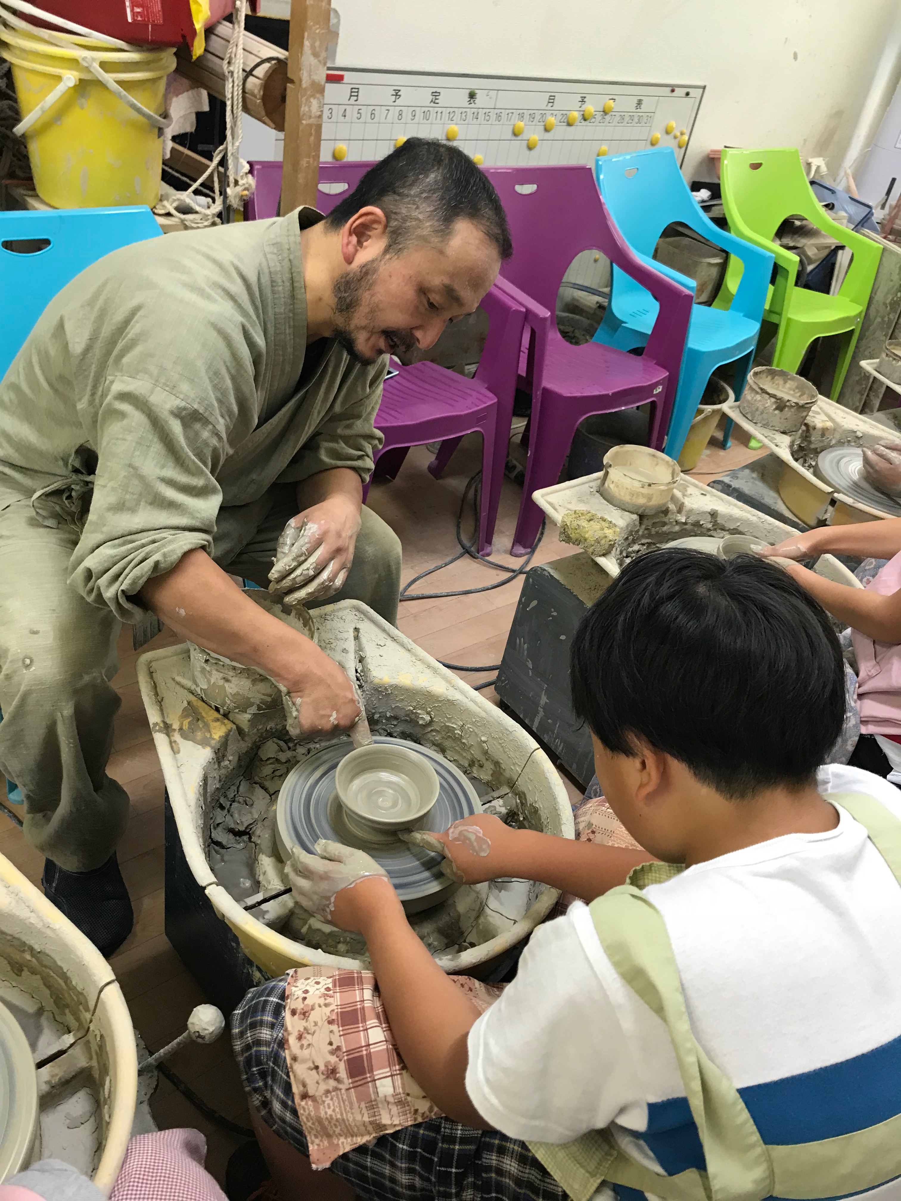 1日目陶芸教室③