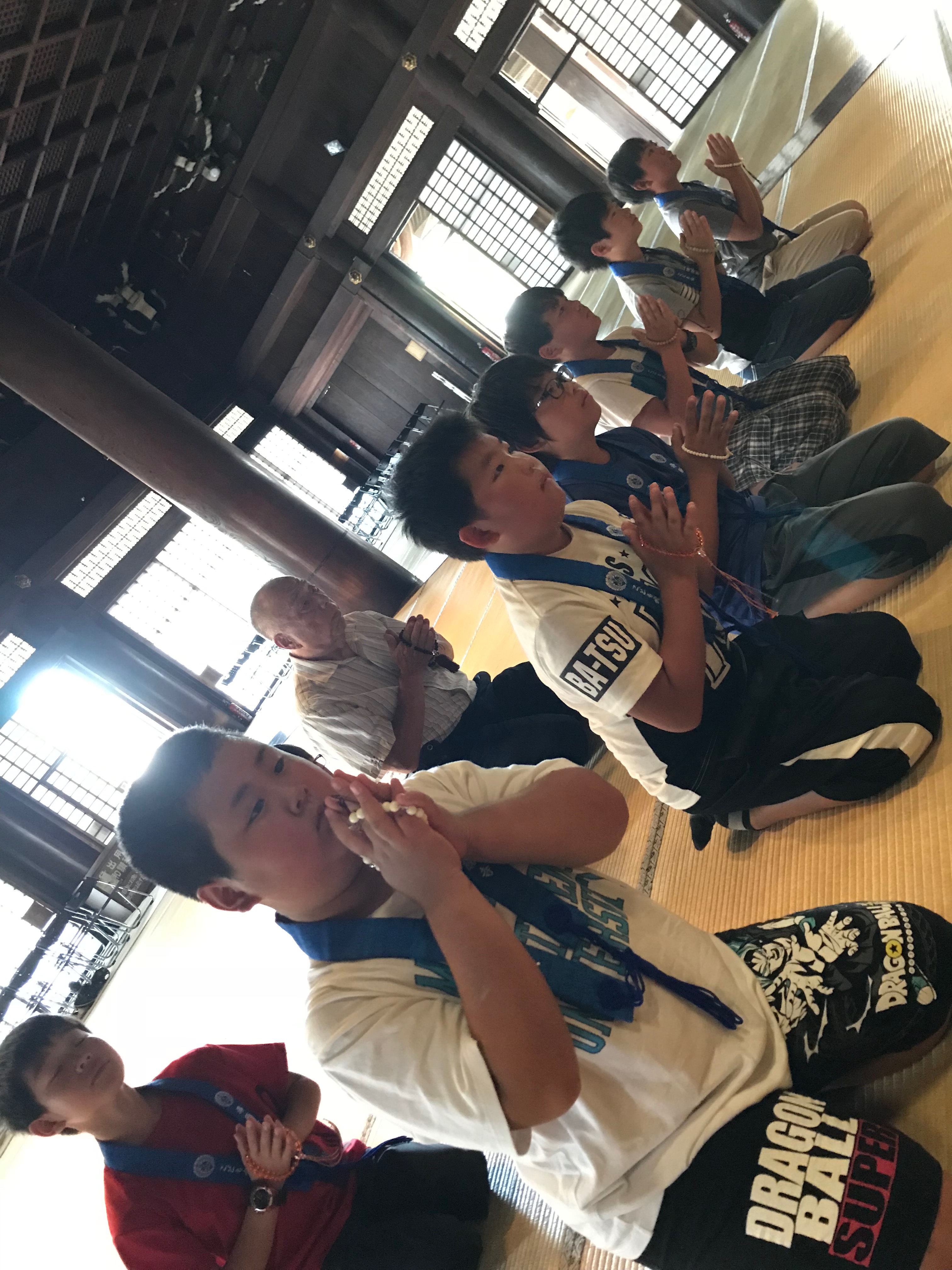 1日目西本願寺参拝②