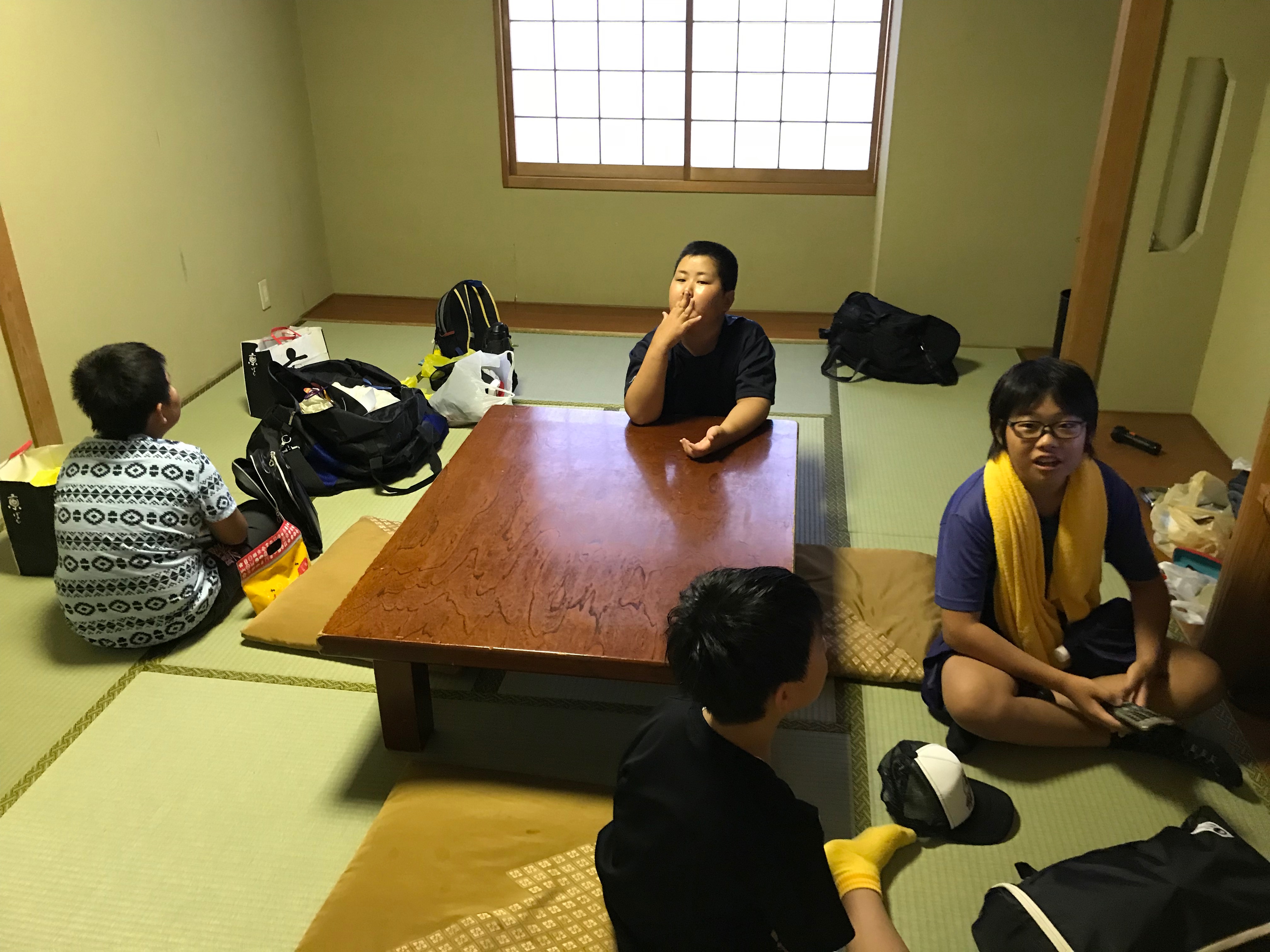 2日目旅館起床①