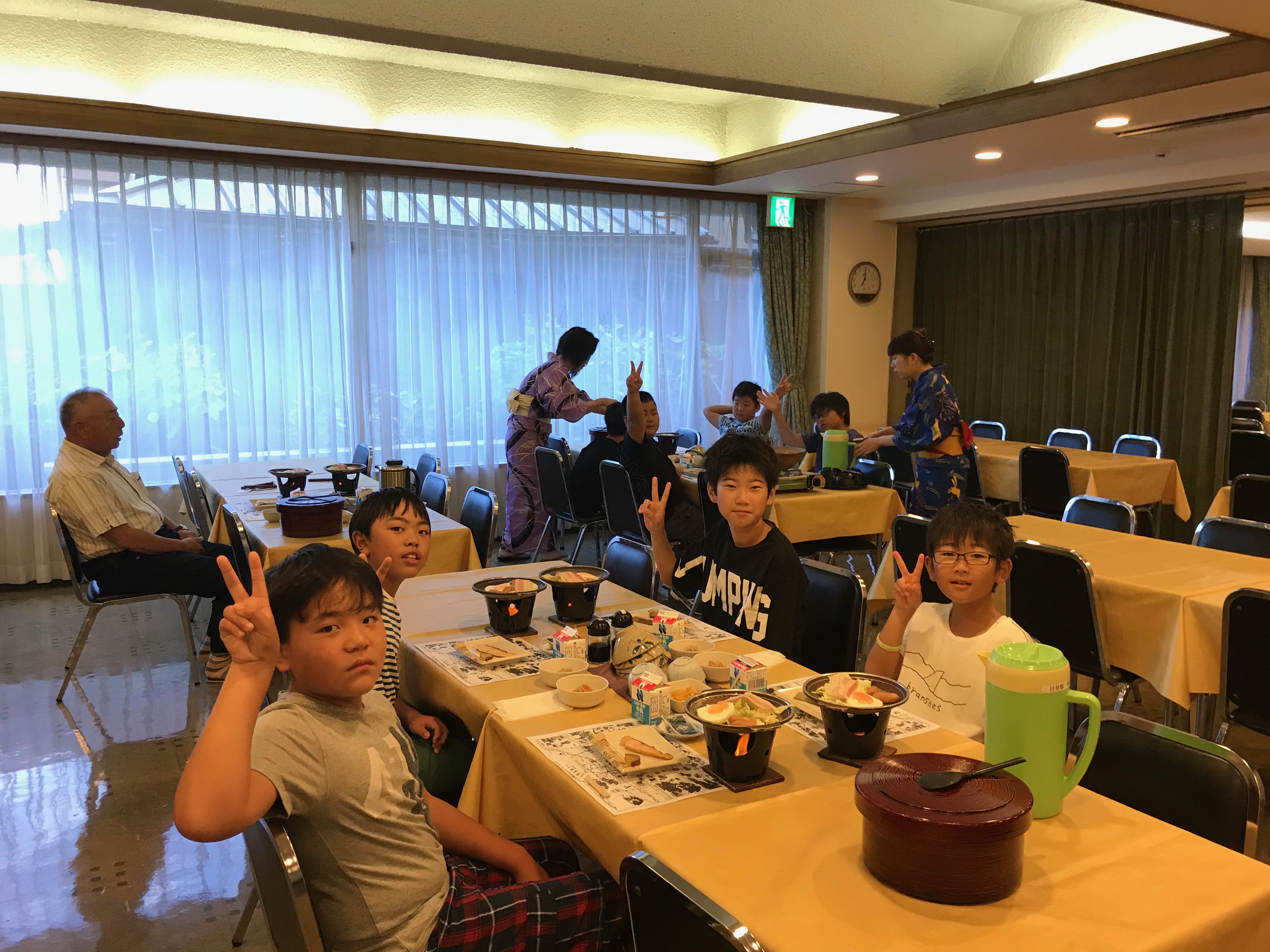 2日目旅館朝食①