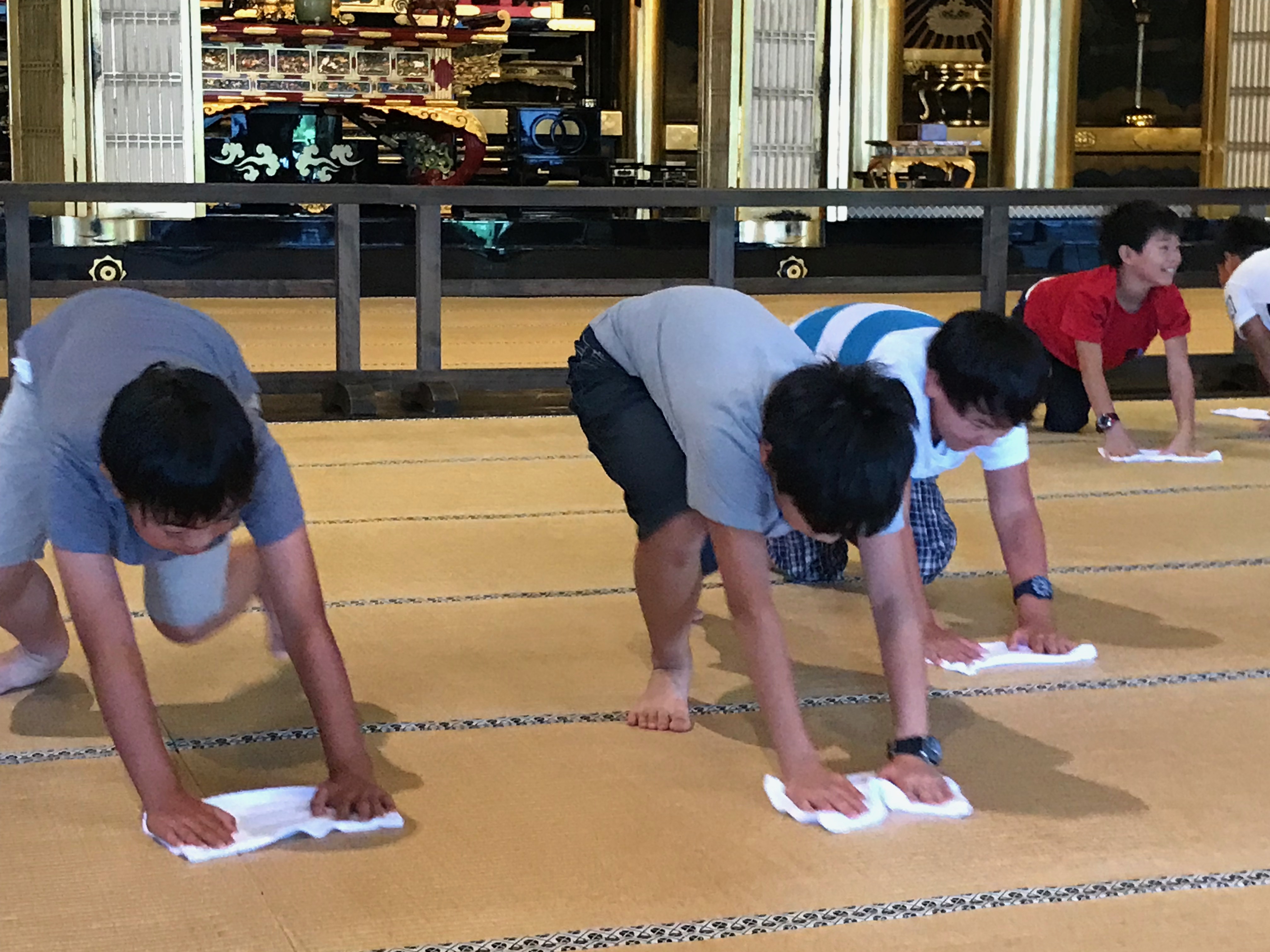 1日目西本願寺掃除③
