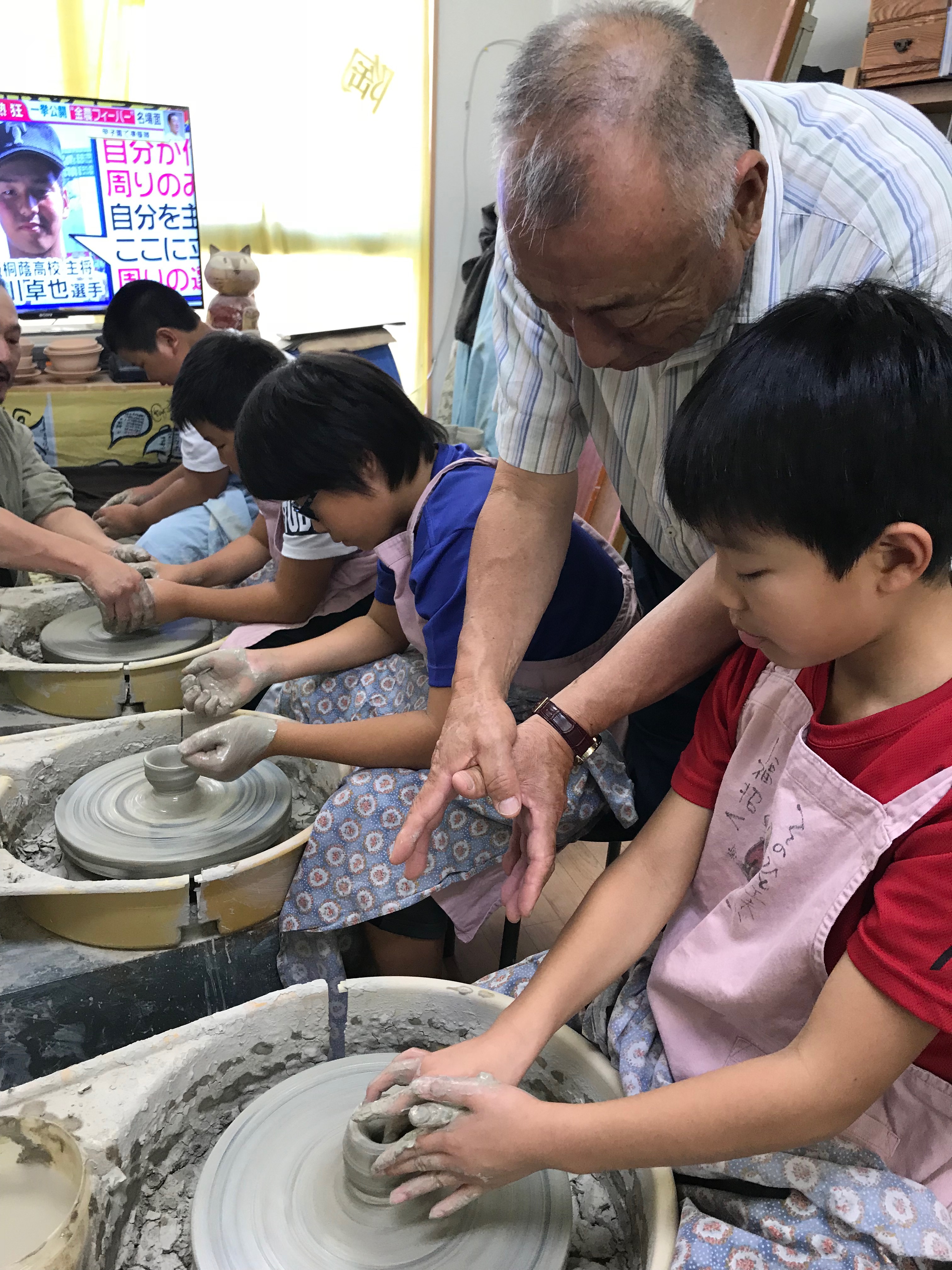 1日目陶芸教室②