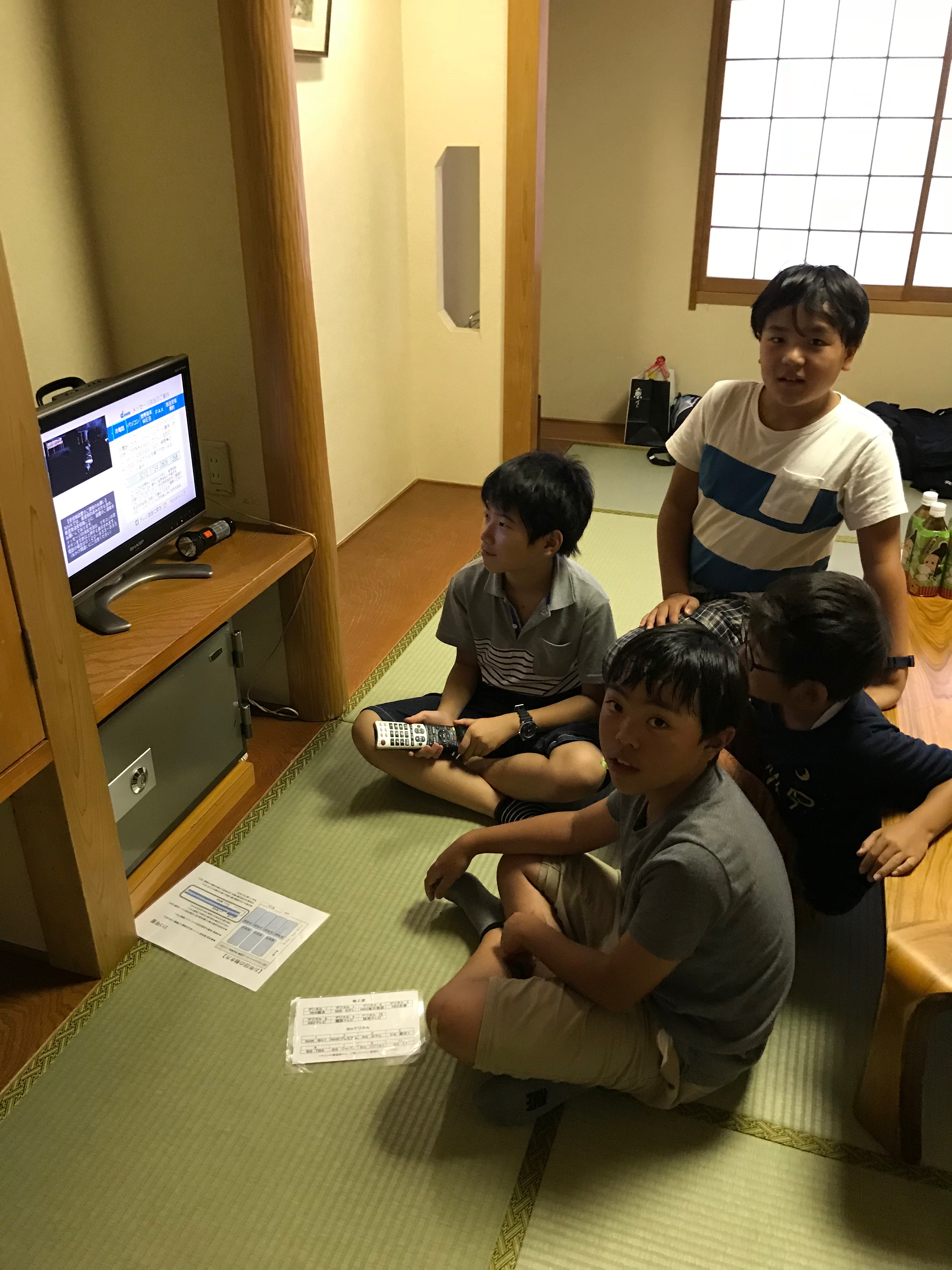 1日目旅館部屋①