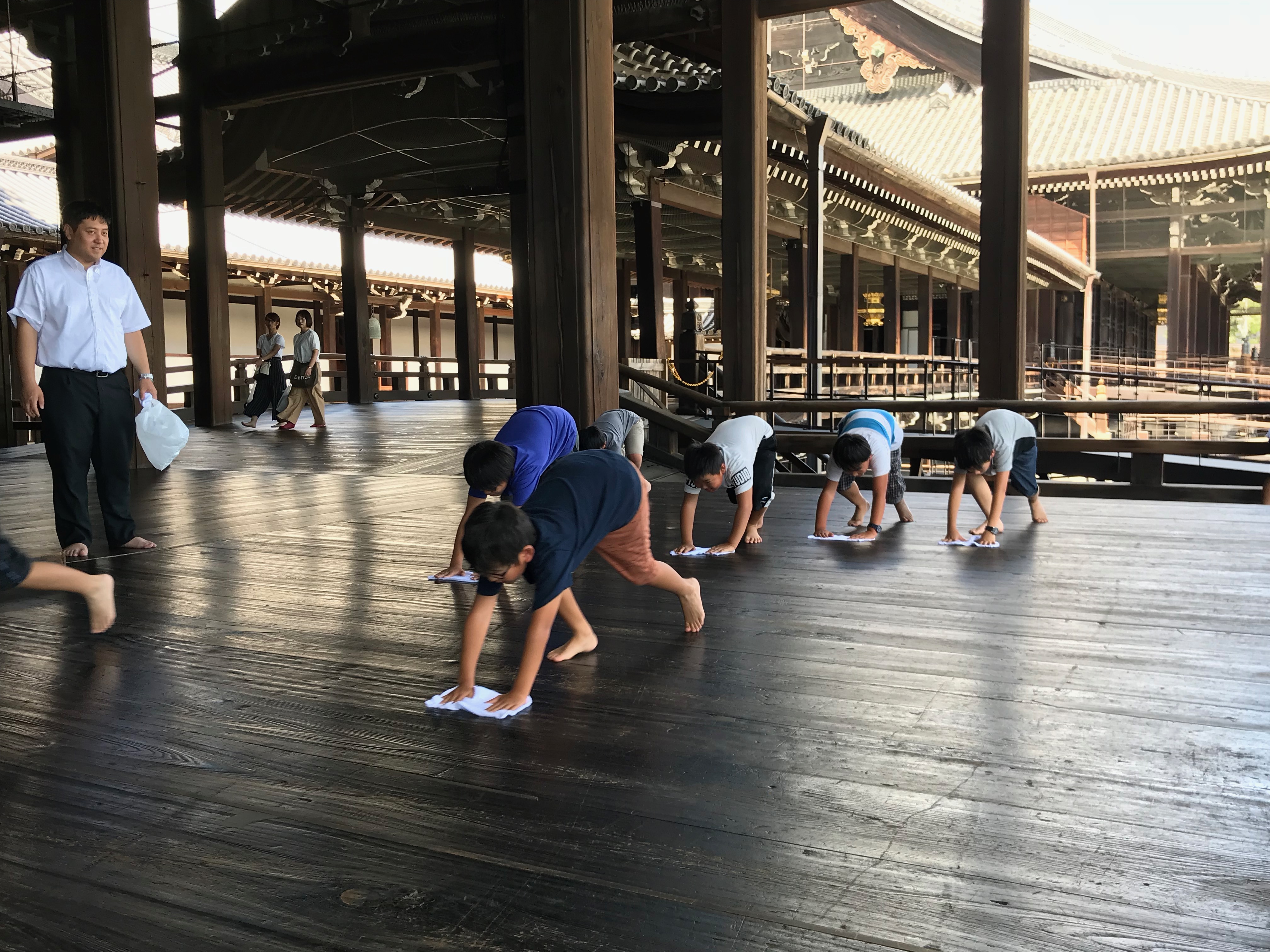 1日目西本願寺掃除⑤