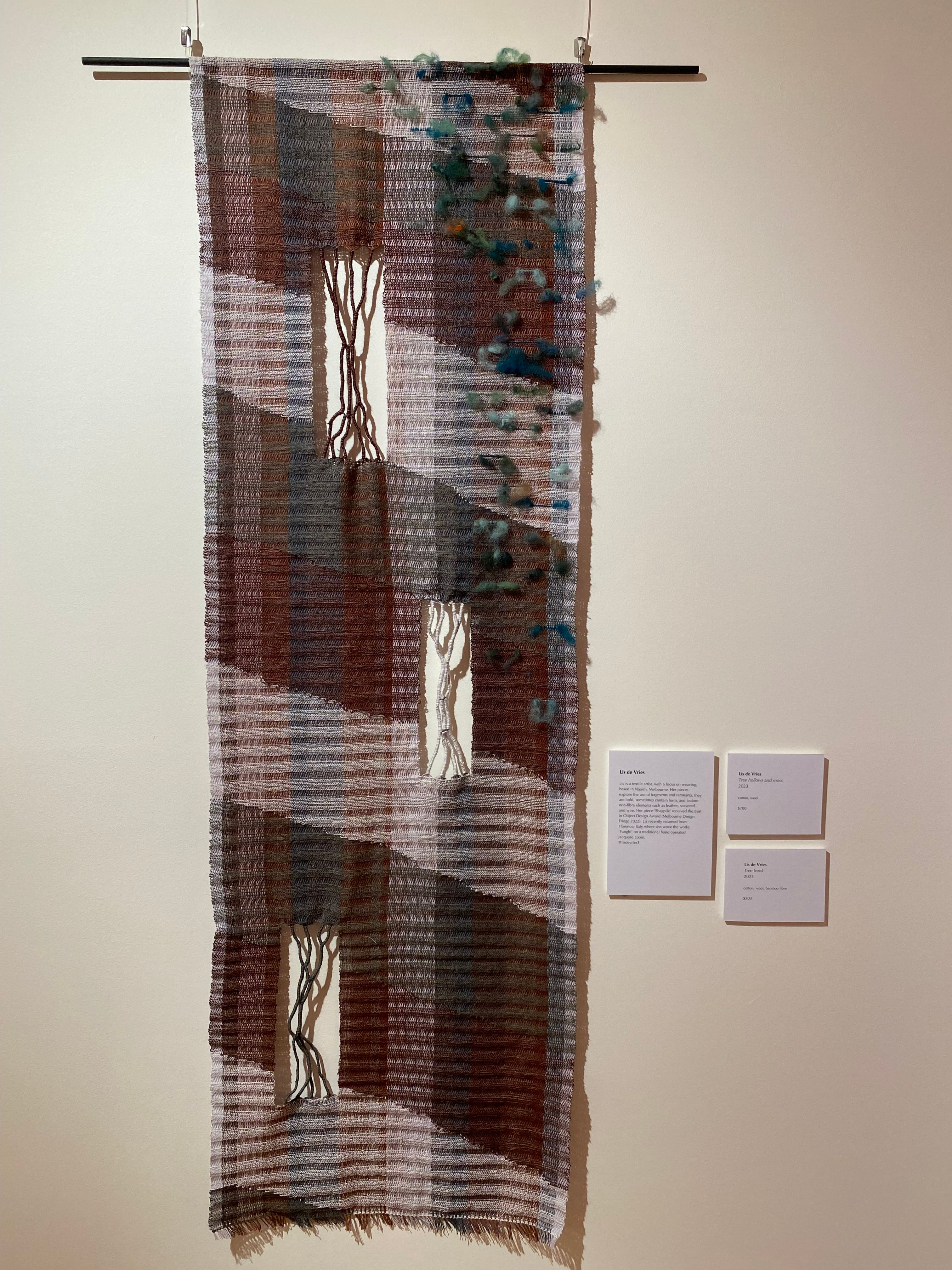 Tree hollows and moss, 180cm x 50cm