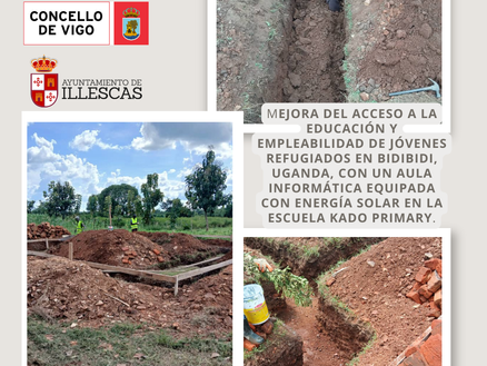 Mejora del acceso a la educación y empleabilidad de jóvenes refugiados en Bidibidi, Uganda, con un aula informática equipada con energía solar en la escuela Kado Primary