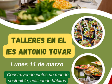 Talleres sobre Consumo Responsable y Consciente en el IES Antonio Tovar, Valladolid