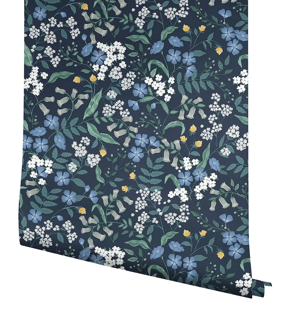 Thumbnail: floral peel and stick wallpaper