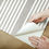 Thumbnail: linen lines peel and stick wallpaper