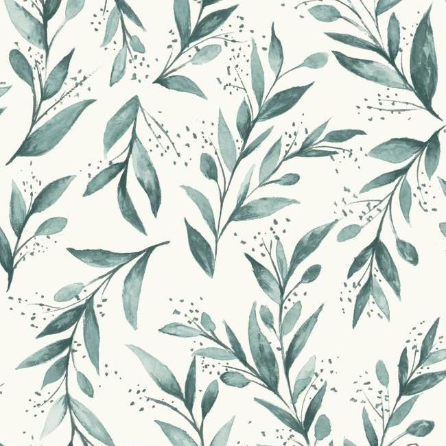 Thumbnail: farmhouse olive branch peel and stick wallpaper