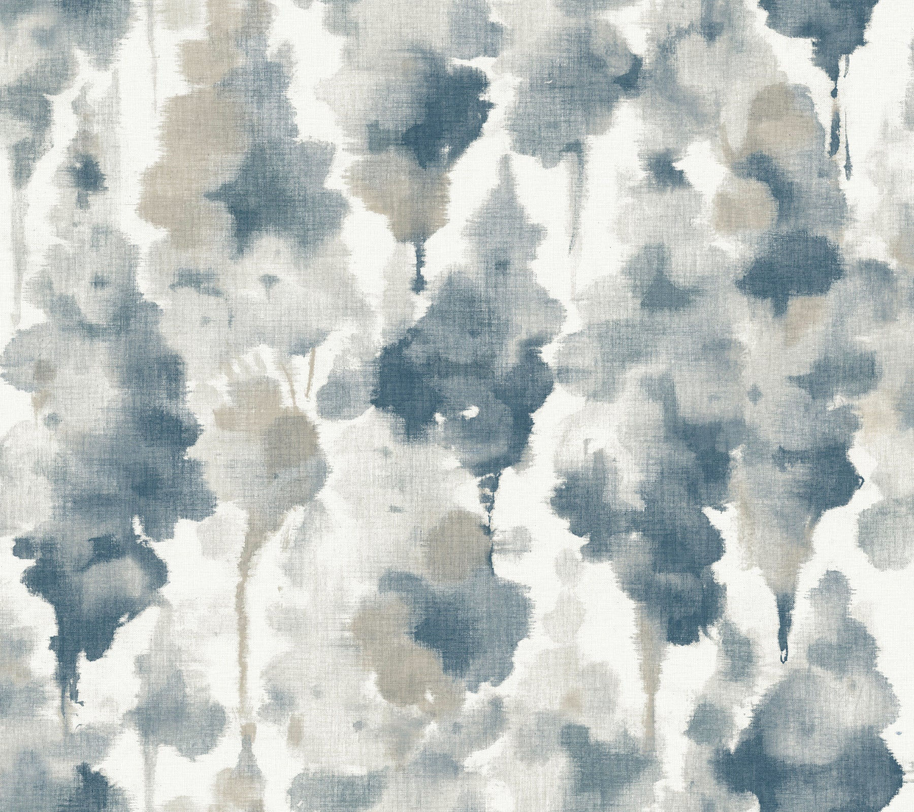 blue grey watercolor peel and stick wallpaper