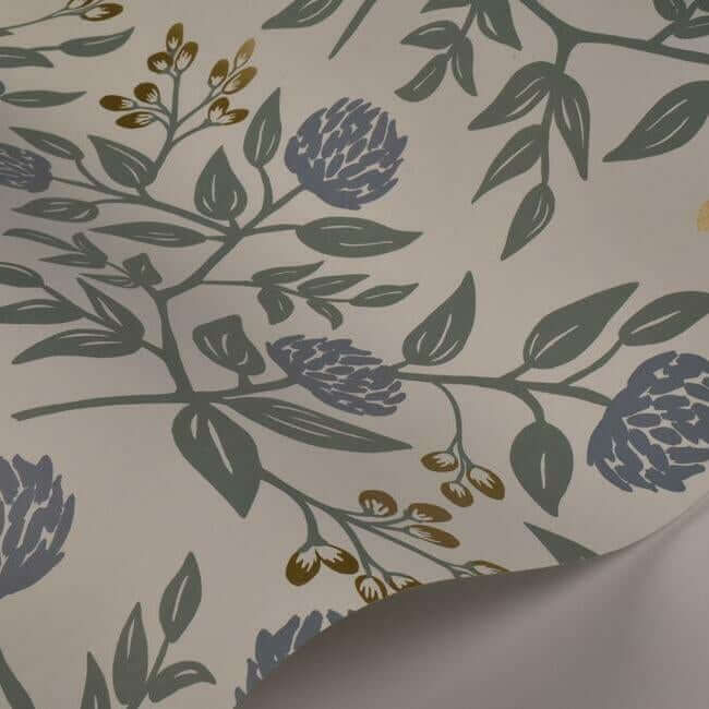 blue and green white peonies wallpaper