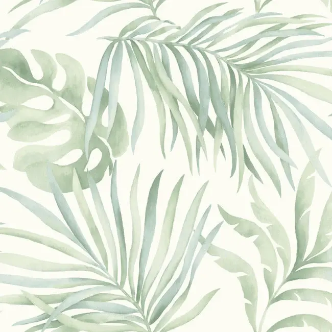 Thumbnail: tropical palms peel and stick wallpaper
