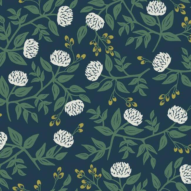 Thumbnail: navy peonies wallpaper