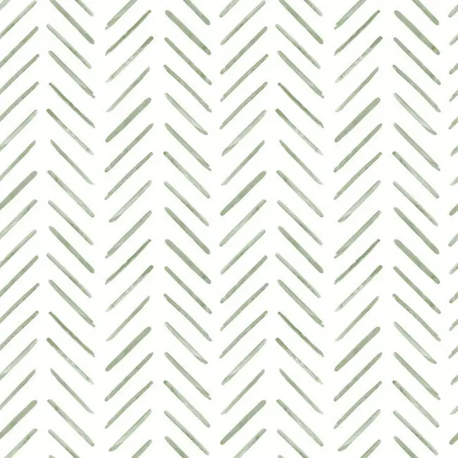 Thumbnail: herringbone peel and stick wallpaper green