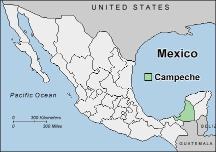 Campeche-Map