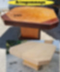 décapage aérogommage table meuble