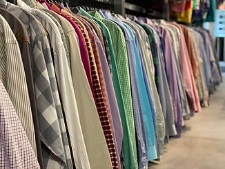 clearance rack at labelswap thrift store