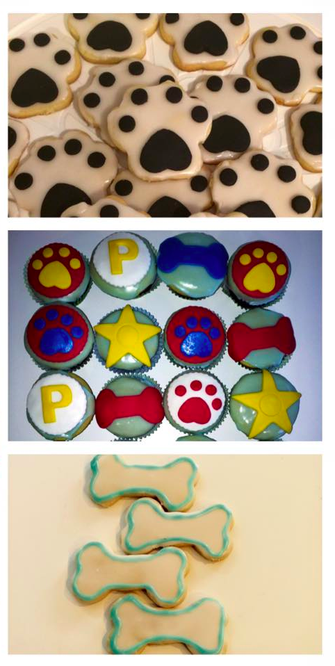 Paw Patrol Cookies and Cupcakes