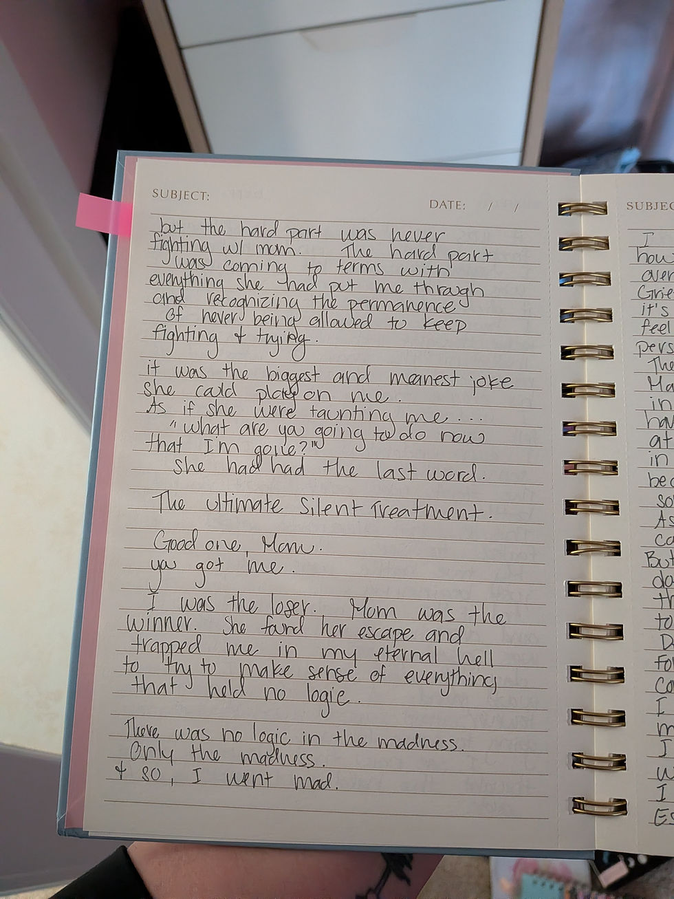 Journal page