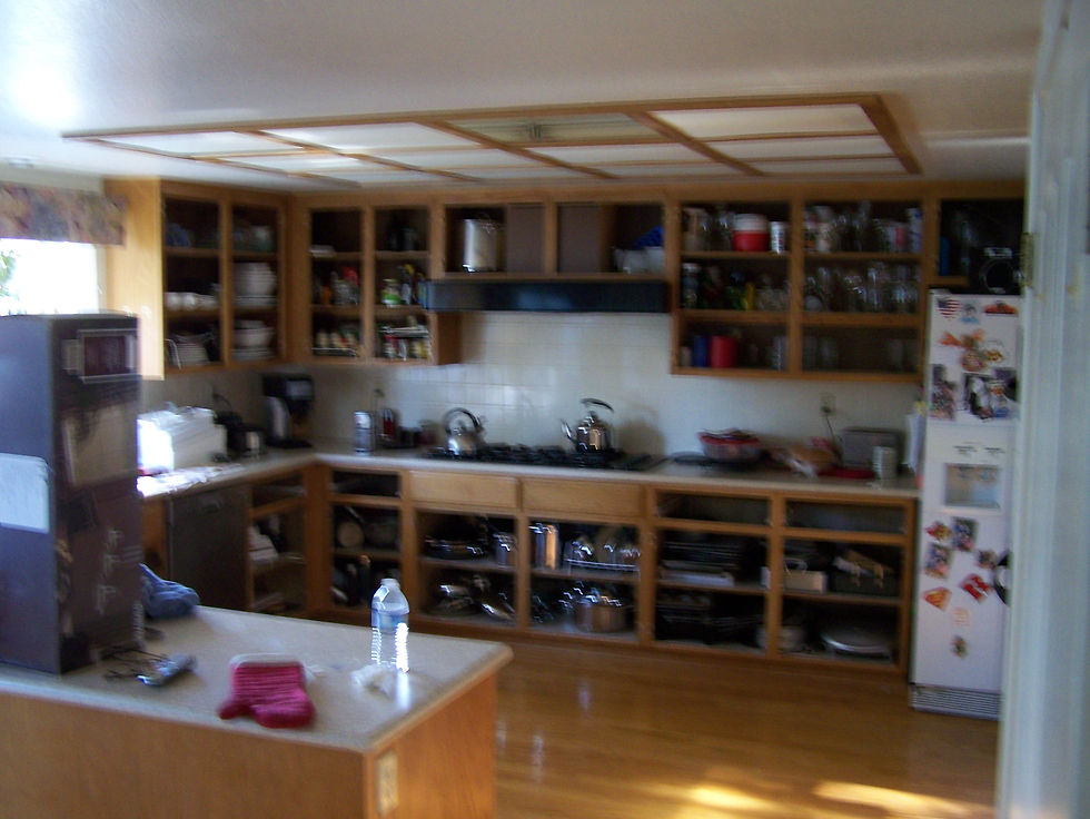 Before Cabinet Repainting