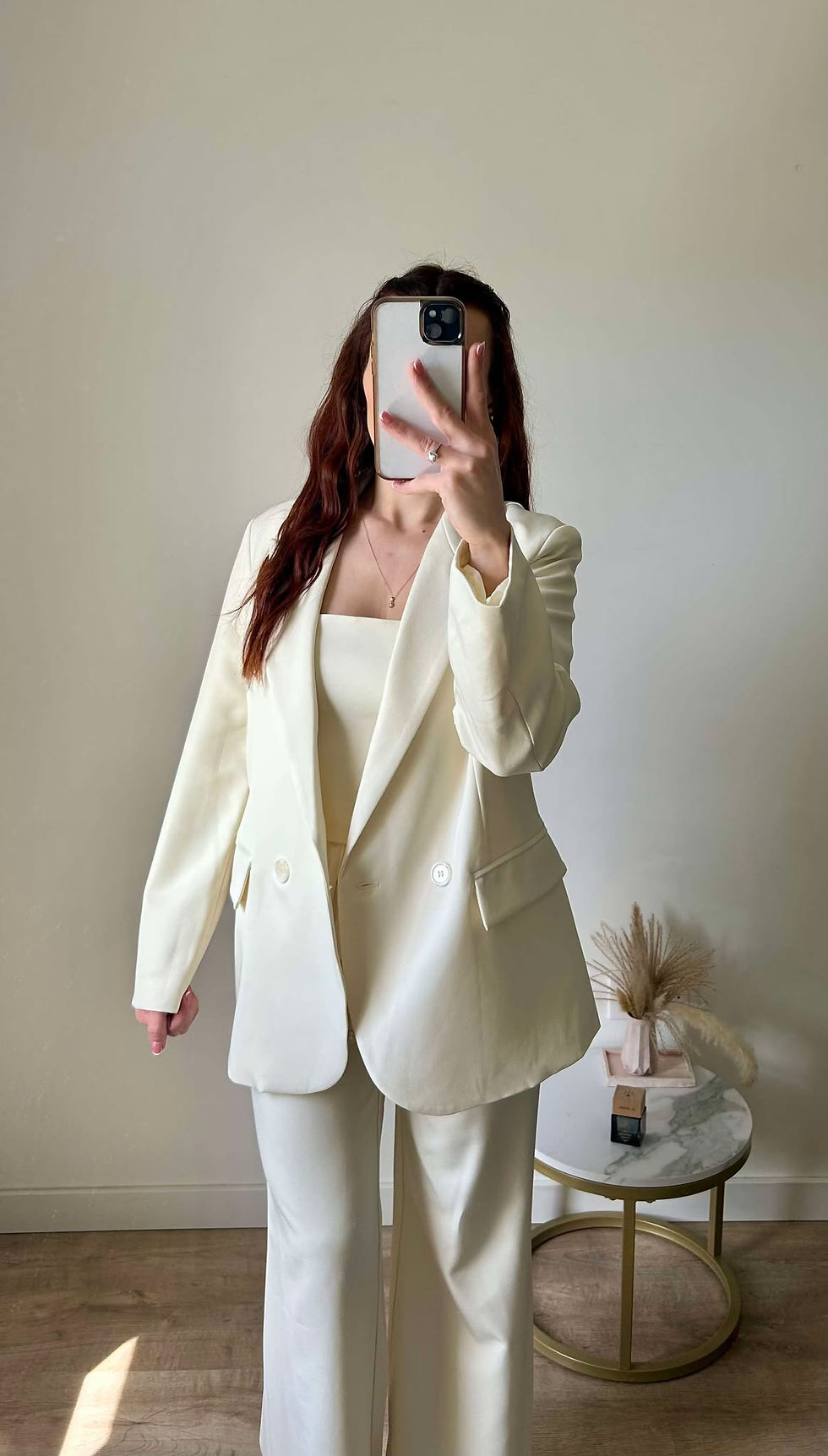 Miniature : BLAZER BOUTONNÉ JAUNE PASTEL