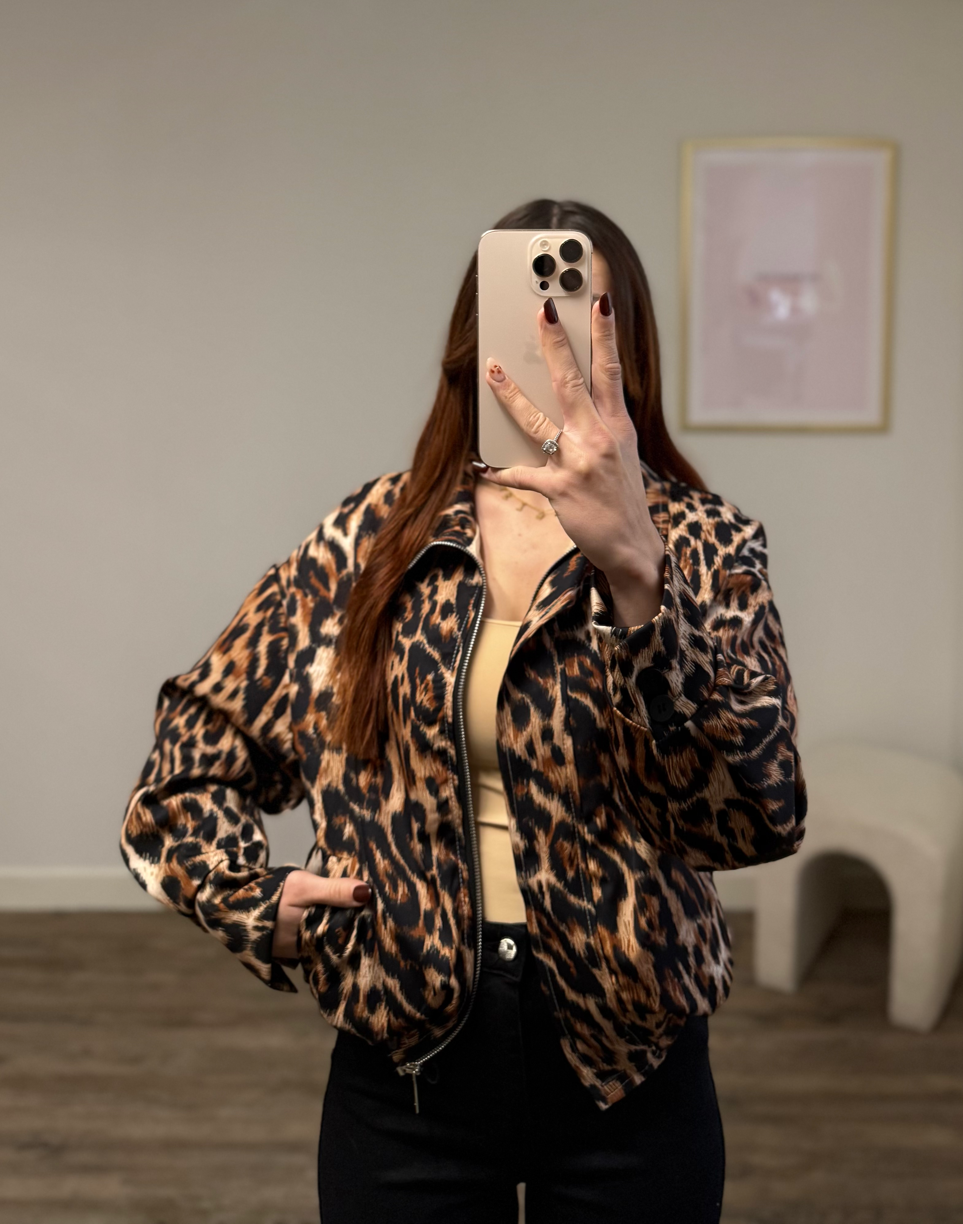 VESTE LÉOPARD