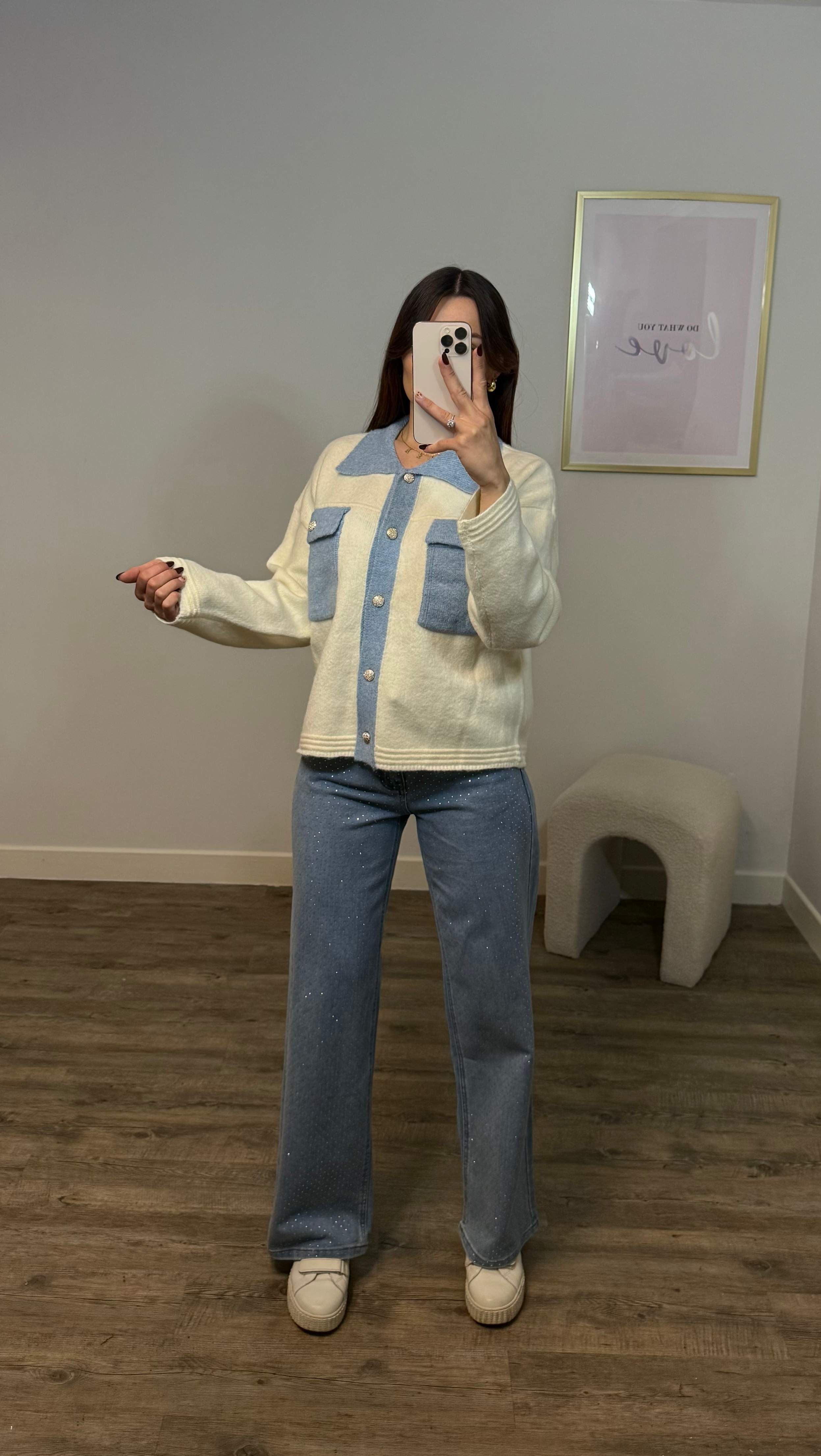 JEAN PAILLETTES DENIM